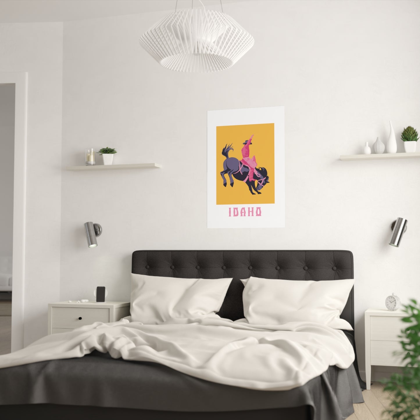 Idaho Bucking Bronco (Satin Posters (210gsm))