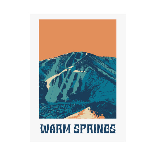 Warm Springs, Idaho Print (Satin Posters (210gsm))