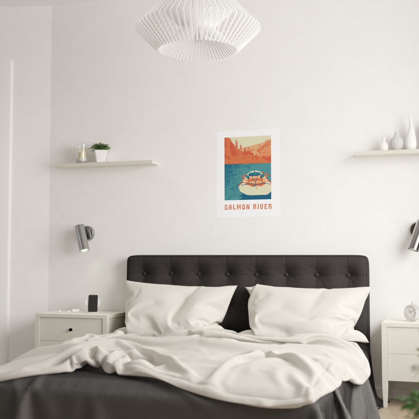 Salmon River Print (Satin Posters (210gsm))