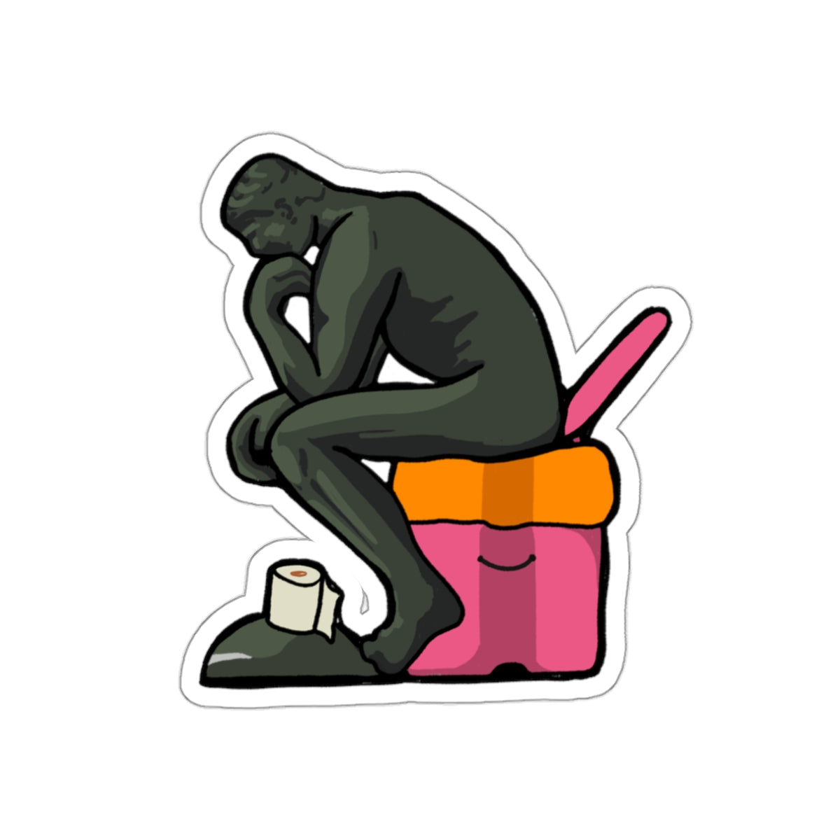 The "stinker" COLOR - Die-Cut Stickers