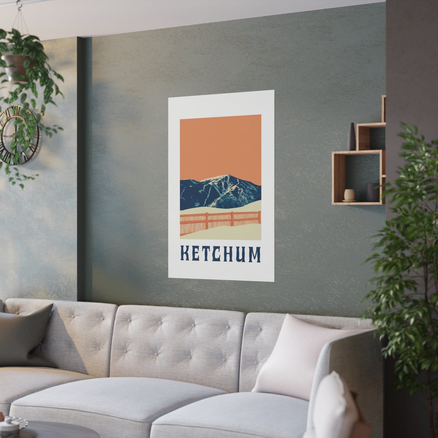 Bald Mountain, Sun Valley Idaho (Satin Posters (210gsm))
