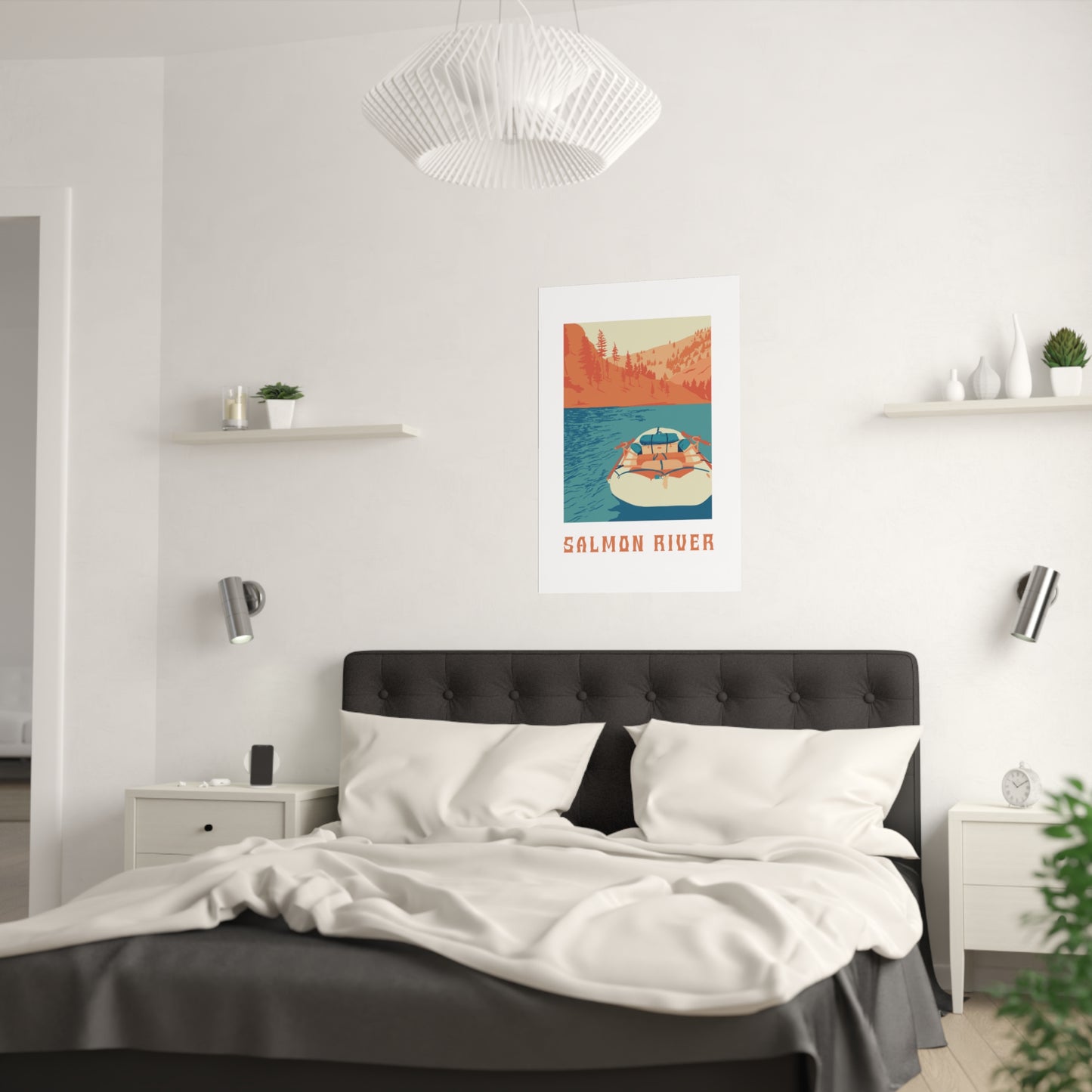 Salmon River Print (Satin Posters (210gsm))