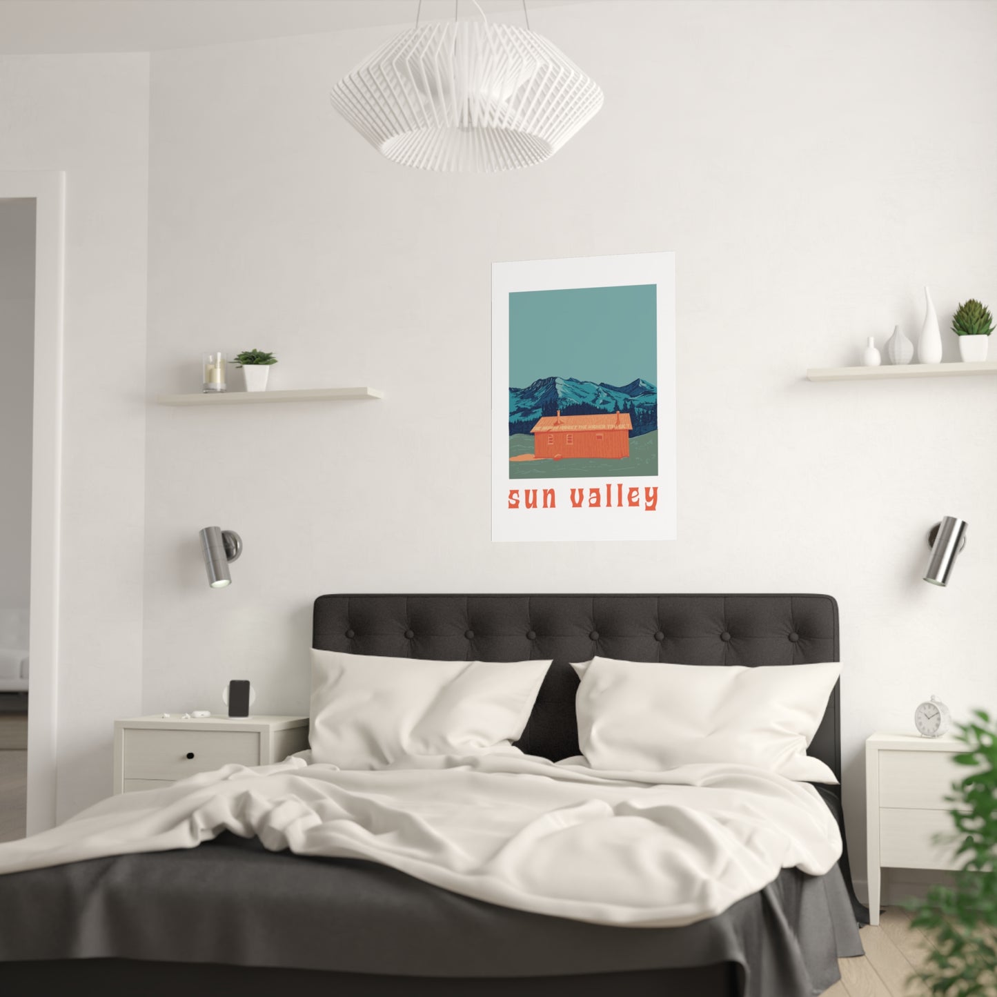 Pioneer Cabin, Sun Valley Idaho (Satin Posters (210gsm))