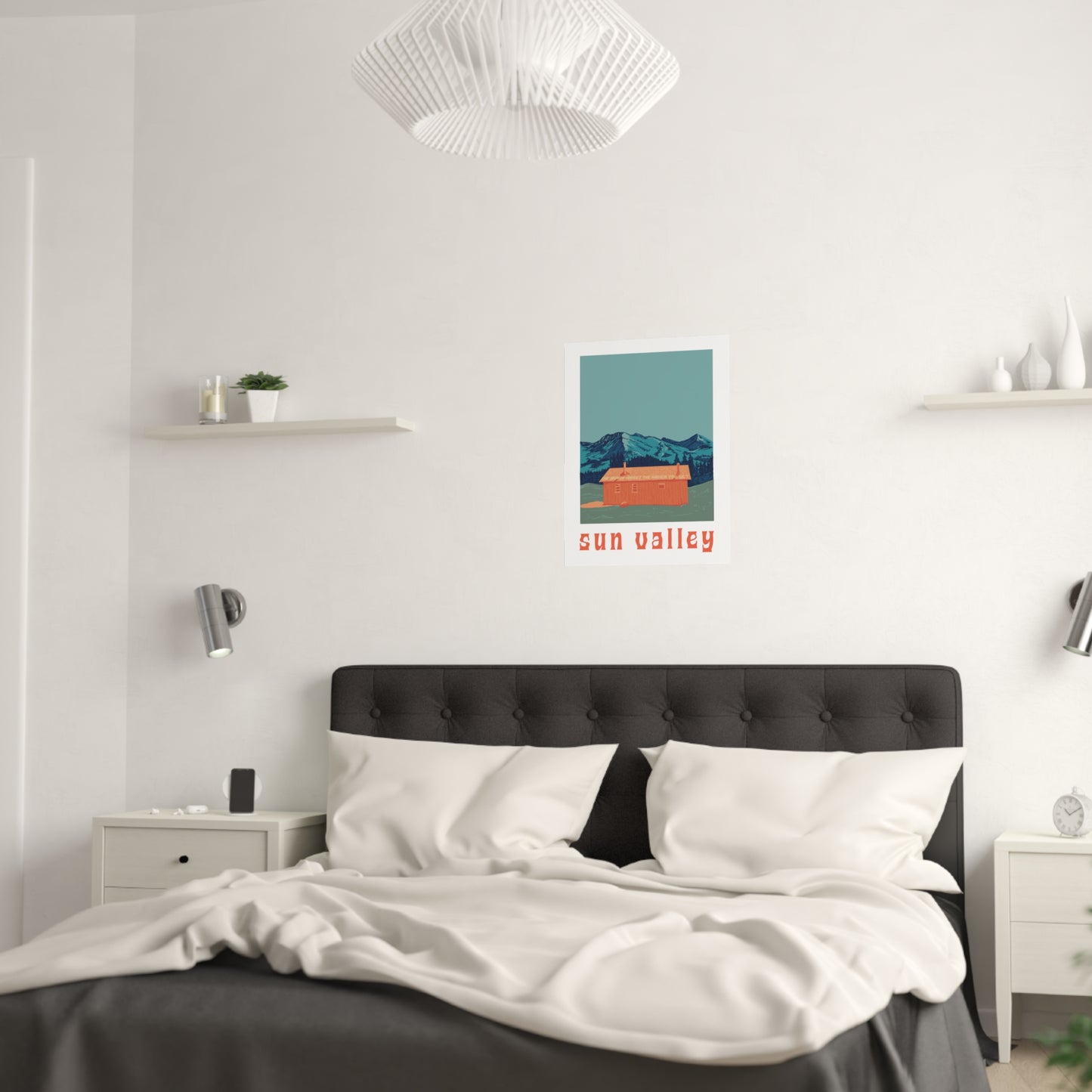 Pioneer Cabin, Sun Valley Idaho (Satin Posters (210gsm))